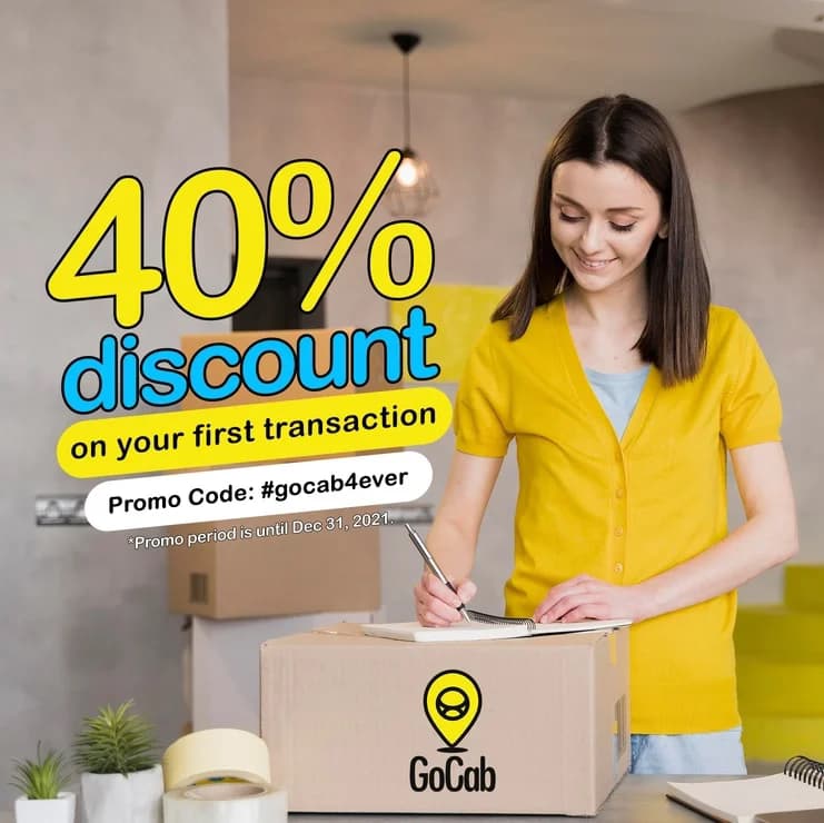 Dog enjoying a safe and comfortable GoCab ride